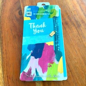 MetoWe Rafiki bracelet, teal NWT